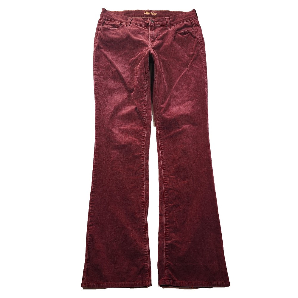 Y2K Old Navy Pants Womens 2 Reg W30 Low Rise Bootcut Straight Corduroy Indie